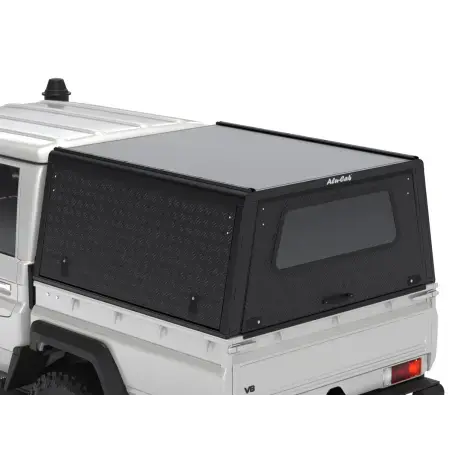 Hardtop Explorer noir strié Toyota Land Cruiser 79 double cabine 1999+ Alu-Cab